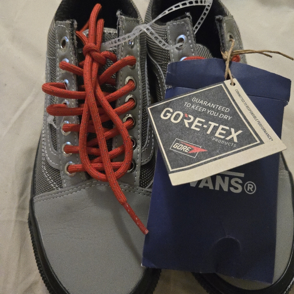 Vans Premium Old Skool Goretex Women Size 8 Gunmetal Grey 112025 - Picture 5 of 7